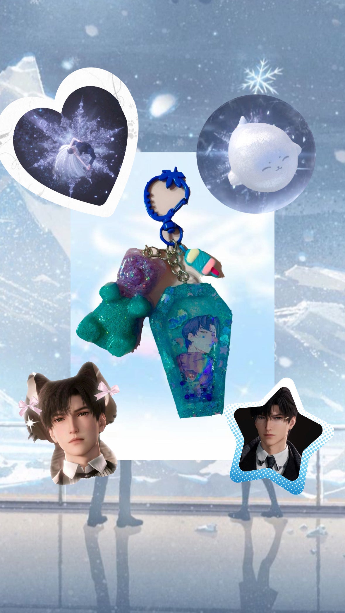 ☃️❄️Zayne L&DS Keychain❄️☃️